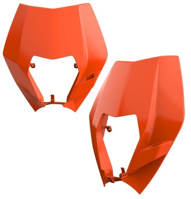 POLISPORT PROTECCIÓN FAROS PARTE DELANTERA KTM EXC EXC F XC W XCF W 08 13 COLOR NARANJA WZ  