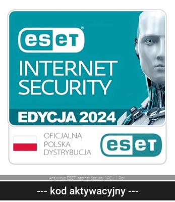 Antywirus ESET Internet Security 1PC / 1 Rok