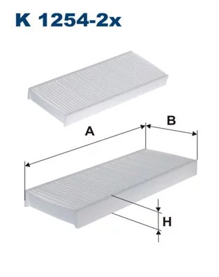 K1254-2X FILTRO CABINAS  