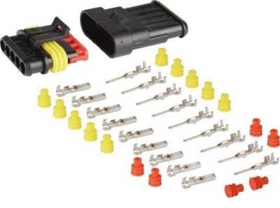 Штекер amp tyco superseal 5-pin ip67 фото №1