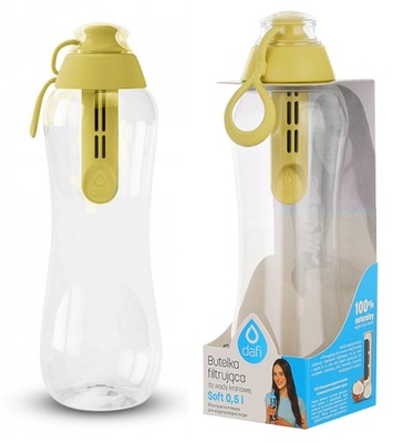 Butelka filtrująca do wody DAFI 0,5L wanilia