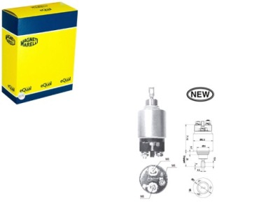 Электромагнит стартер mercedes a w168 1.7d 07.98-02.01 magneti фото №1