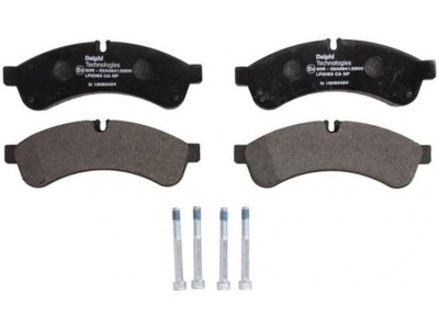 KLOCEK DE FRENADO KIT PARTE TRASERA BREMBO IVECO DAILY IV, DAILY LINE, DAILY V,  