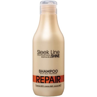 Stapiz Sleek Line Repair Shampoo szampon z jedwabiem do włosów zniszczonych