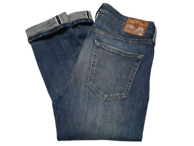 ABERCROMBIE & FITCH - Selvedge Jeans W32L34 pas 88 cm Super