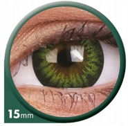 Soczewka Kolorowa Colourvue Party Green -2,25