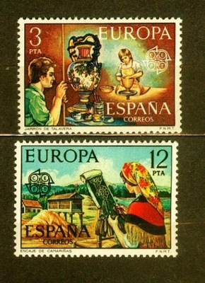 HISZPANIA ** EUROPA, folklor Mi 2209-10