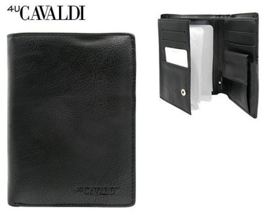 Duży portfel męski na dokumenty 4U Cavaldi