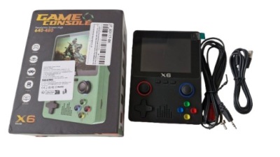 PRZENOŚNA KONSOLA DO GIER GAME CONSOLE X6 CZARNA STAN DOBRY GWR