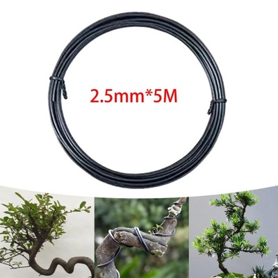 Drut Bonsai 5M 10M Uchwyt na klatkę na rośliny Wspornik dla roślin do ogrodu 2,5 mm x 5 m