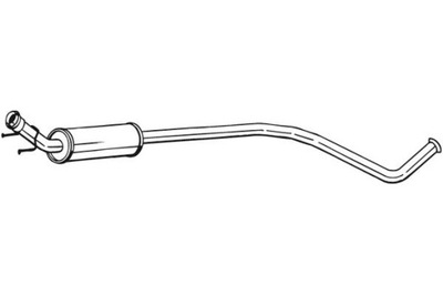 BOSAL SILENCIADOR SISTEMAS DE ESCAPE CENTRAL CITROEN C4 C4 I PEUGEOT 3008  