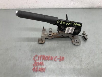 Рычаг тормоза ручного citroen c3 ii 1.6 ehdi 11 r 96760386zd фото №1