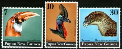 Papua Nowa Gwinea 1974 Znaczki 272-4 ** ptaki