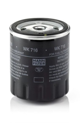 MANN-FILTER ФИЛЬТР ТОПЛИВА DB OM615-617 W12#