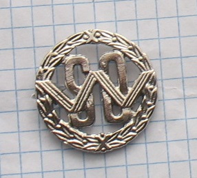 odznaka SOW srebrny kolor