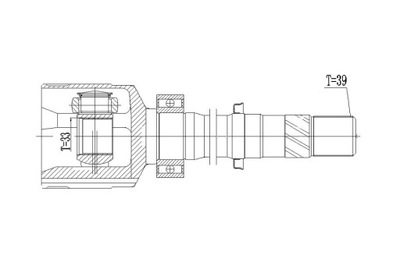 Nty npw-re-076 набор шарнир, wał приводной фото №1