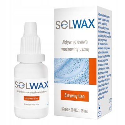 SOLWAX Active Krople do usuwania woskowiny usznej