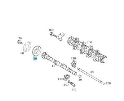 Колесо распределительного вала mercedes фото №1