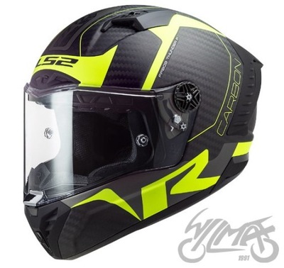 CASCO LS2 FF805 THUNDER C RACING1 MATT H-V YEL. S  