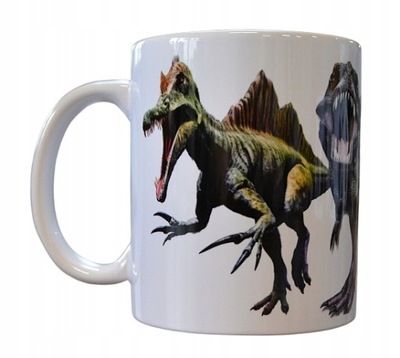 KUBEK ceramiczny DINOZAURY Dino T-rex Tyranozaury
