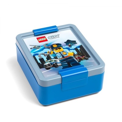 LUNCHBOX pojemnik LEGO CITY nieb-szary 40521735
