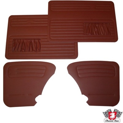 Vw garbus type 1 обшивки двері bordeaux kaefer фото №1