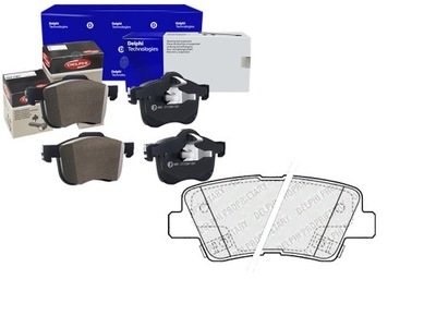 Delphi lp2195 набор тормозных колодок тормозных, тормоза дисковые фото №1