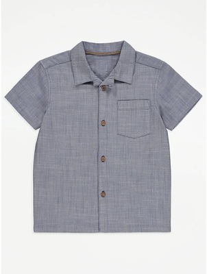 GEORGE koszula Blue Chambray lato 86-92 SALE