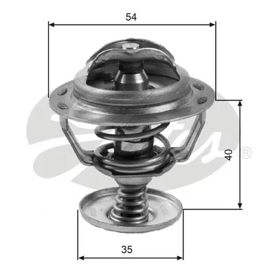 G TH06082G1 TERMOSTAT- OPEL ASTRA F 2,0 16V GSI /74