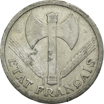 Moneta, Francja, Bazor, 2 Francs, 1943, Beaumont l