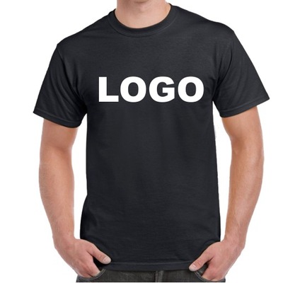 T-shirt Koszulka z Nadrukiem Twoim Logo Napis M
