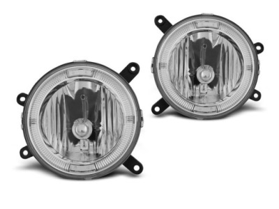 Протитуманні фари ford mustang 04-09 angel eyes хром фото №1