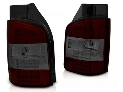 ФОНАРІ ЗАДНЄ DIODOWE VW T5 03-09 RED SMOKE LED (СВІТЛОДІОД)