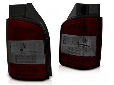 FAROS PARTE TRASERA DIODOWE VW T5 03-09 RED SMOKE DIODO LUMINOSO LED  