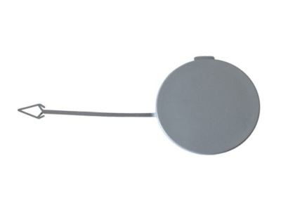 Audi a4 b7 04- заглушка фаркоп буксирувальний w бампер фото №1