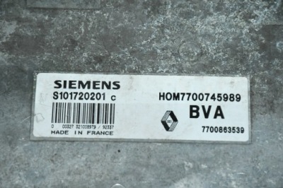 Блок управления двигателя бортовой компьютер 7700745989 renault safrane 2.2 бензин фото №1