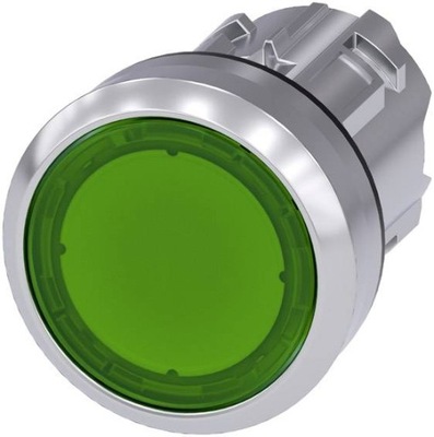 Przycisk podświetlany 22mm zielony Siemens