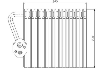 Nissens испаритель кондиционера renault grand scenic фото №1