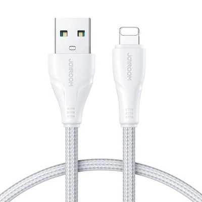 Joyroom kabel USB - Lightning 2.4A Surpass Series 1,2 m biały (S-UL012A11)
