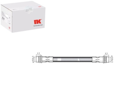 Шланг гальмівний elast. citroen задня jumpy evasion фото №1