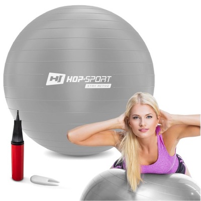 Piłka gimnastyczna do cwiczeń fitness 65cm pompka