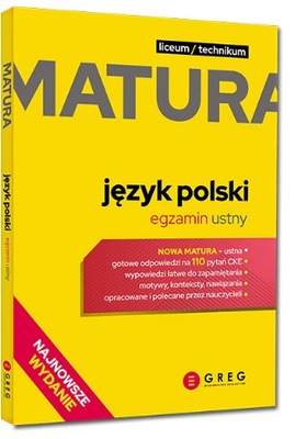 Matura język polski egzamin ustny repetytorium maturalne Greg