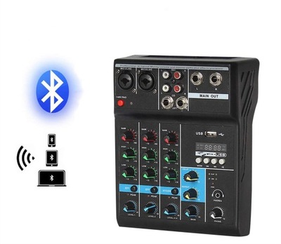Mikser estradowy mixer audio USB4 kanały analogowy