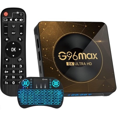 Tv box G96max 2/16 GB android 13.0 Wifi 6 Ultra HD