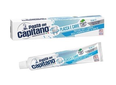 Pasta del Capitano Placca pasta do zębów próchnica