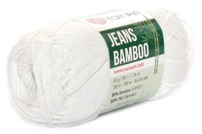 YarnArt JEANS Bamboo włóczka 50g bambus 101