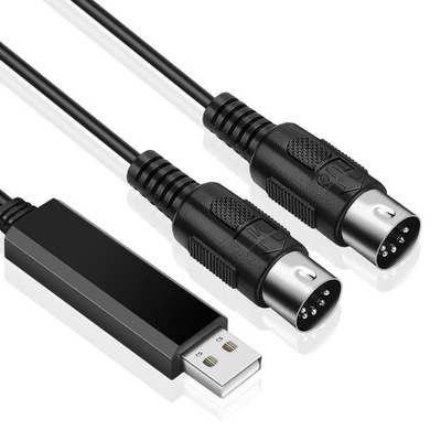 Kabel konwertera USB MIDI interfejs USB na przewód