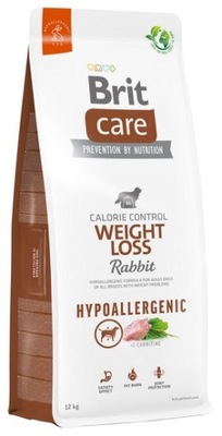 Sucha karma Brit Care Hypoallergenic Dog Weight Loss Rabbit 12kg