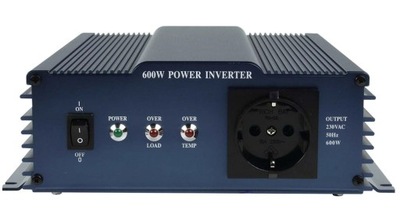 Inwerter falownik 600W 12V --> 230V