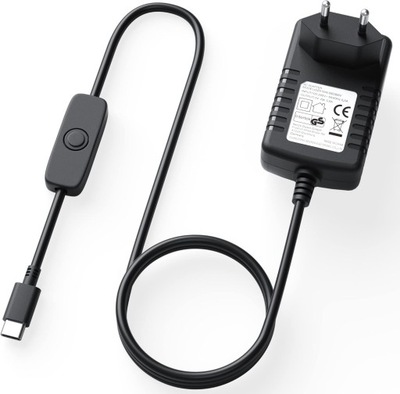 Zasilacz USB-C 5.1V 3A | Kompatybilny z Raspberry Pi 4 Model B